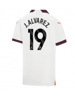 Manchester City Julian Alvarez #19 Vieraspaita 2023-24 Lyhythihainen